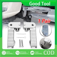 Aluminum Alloy Ebike Pedal Set Foot Rest Foldable Footrest Pedal Replacement For Ebike Bicycle 1Pair