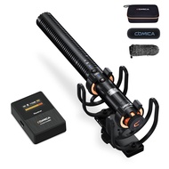 comica VM30 Shotgun Microphone, with Wireless Modes, USB C Digital Output, 75/150Hz, Super-Cardioid 