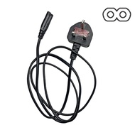 1.5Meter Electrical Wire Wayar British Standard BS-1363-1 IEC-60320-C7 2 Pin 8 Figure Female AC Powe