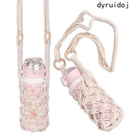 DYRUIDOJ Knitting Water Bottle Holder, Decorative Hand-woven Hanging Bottle Net Bag, Lightweight Han