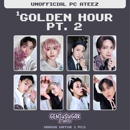 1pcs - [ATEEZ] GOLDER HOUR PT. 2 UNOFFICIAL PHOTOCARD [1]