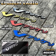 JAPANESE VARIO EMBLEM 3D RAISED / SET OF 2 PCS 3D RAISED LOGO EMBLEM CLICK DECAL EMBLEM BADGE BODY /