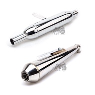 Motorcycle Modified Retro Exhaust Pipe Torpedo Exhaust CG125 GN125 Silent Back Pressure Exhaust Suit
