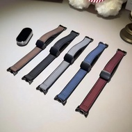Leather Strap For Xiaomi Smart Band 8/9/10 Magnetic Mi Band 8 9 10 Strap Waterproof Sport Leather St