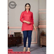 Cotton Short Kurti by Inaaya Fabrics