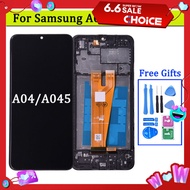 6.5" LCD For Samsung A04 A045F A045 LCD Display with Touch Screen Digitizer For Samsung A04 Display 