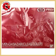 BANDAI RG 1/144 Sazabi [Clear Color] Plastic Model from "Mobile Suit Gundam: Char's Counterattack" (