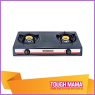 ☜ ◵ ☽ Tough Mama Double Burner Gas Stove Ntmdgs Ctd