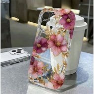 For IPhone 17 16 11 Pro 13 15 7Plus Pro Max 8 6 6s XR XS Elegant Rose Floral Case