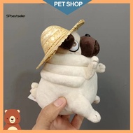 Sp Pug Plush Toy Pug Lover Gift Idea Adorable Pug Dog Plush Toy Perfect Gift for Birthday Christmas Home Decor Funny Cuddly Stuffed Animal Pillow