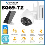 VSTARCAM BG69-TZ 4G LTE SiM FULL HD 1080P 2.0MegaPixel กล้องวงจรปิดใส่ซิม กล้องโซล่าเซลล์ พร้อมแบตเต