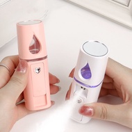 Portable Mini Nano Water Mist Sprayer 20ml USB Facial Body Nebulizer Steamer Moisturizing Face Steamer Humidifier Face Hydration Atomization Sprayer