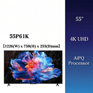 [FREE SHIPPING + GIFT MINIFAN] TCL 55" 4K UHD Google TV 55P61K / TCL 55" 4K UHD + HDR10+ Google TV 5