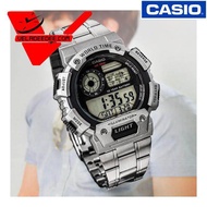 นาฬิกา ข้อมือ Casio (คาสิโอ ประกันศูนย์เซ็นทรัล1ปี) AE-1400WHD-1A นาฬิกาข้อมือ สายสแตนเลส รุ่น  AE-1400WHD-1AV Veladeedee