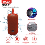 TYLEX XSP01 Portable Bluetooth Speaker with RGB Light 5.3 Bluetooth TWS Connection TF Card Splash Pr