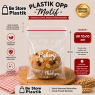 Plastik Opp motif bakery thank you plastik opp roti 10x10 isi 100 lembar