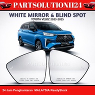 TOYOTA VELOZ 2023-2025 SIDE MIRROR BLIND SPOT DETECTION SYSTEM (WHITE MIRROR/CERMIN PUTIH)