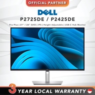 Dell Pro Plus P2725DE / P2425DE | 27" / 24" QHD | IPS | Height Adjustable | USB-C Hub Monitor