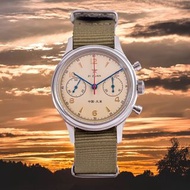 Seagull 1963 海鷗1963 Pilot 38mm Chronograph 藍寶石
