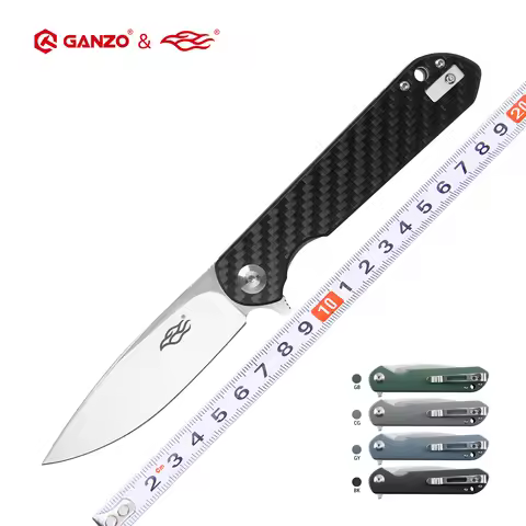 FH41 FH41S Ganzo Firebird FBKNIFE D2 blade G10 Carbon Fiber Handle Folding knife Outdoor Survival Po