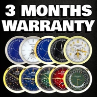 [FREE SHIPPING + 3 MONTHS WARRANTY] Patek | Wall Clock 34cm | Complications | Astronomical