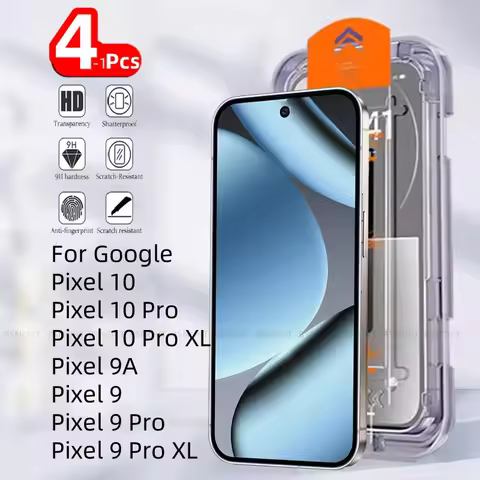 1/2/3/4PCS For Google Pixel 10 Glass Pixel 10 Pro Glass Full Cover Easy Installation Screen Protecto
