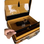 36 capacity Aluminum tari case Color Gold Hi-end with detachable sling belt super ganda