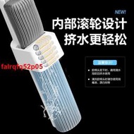 妙潔悠白拖把大號34厘米免手洗旋轉吸水膠棉拖把海綿墩布推拉輕巧