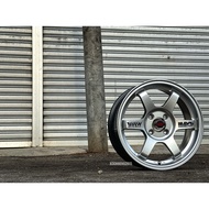New Car Sport Rim SSW Original AUTO OPTIONS WHEELS TE37 SSW205 15x6.5J 4x100 ET40 Hyper Silver - REA