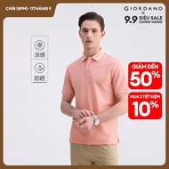 GIORDANO Men Polo Shirts Ice Cooling Summer Polo Shirts Contrasting Collar Short Sleeve Fashion Casu