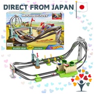 Hot Wheels Mario Kart Circuit Light Track Set with 1 Mario Kart Car - Ride-On Toy Play Set - Ages 5+