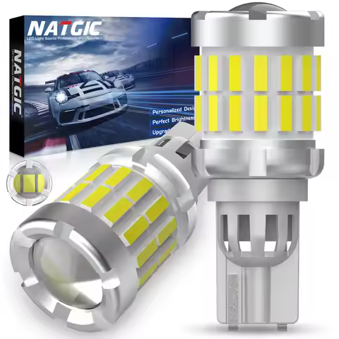 2x 2000LM Canbus T15 T16 LED Reverse Lights W16W Car Back Up Rear Lamp For Audi A4 B6 B8 A6 C6 80 B5