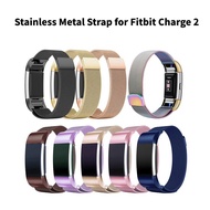 Stainless Steel Loop Band Strap For Fitbit Charge2 230MM 210MM Stainless Metal Loop Wristband