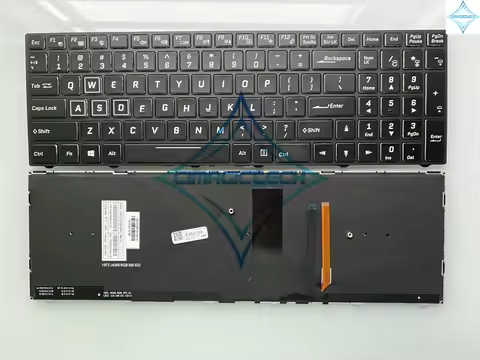 New US English RGB Backlit For CLEVO N750 N850 N950 CVM15F23USJ430H 6-80-N85H0-011-1 CVM15F23USJ430B