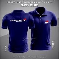 SALE Malaysia Airlines MAS T-shirt Jersey Collar Short Sleeve / XS - 5XL / Dryfit / POLO Uniform / B
