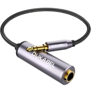 DUKABEL 1/4 to 3.5mm Adapter, 1/4 Inch Female to 3.5mm Male Headphone Adapter, TopSeries 6.35mm to 3
