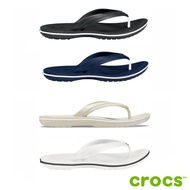 [กรอกโค้ด 10AUGMS ลดอีก10%] CROCS Crocband - Comfort Flip ใส่สบาย รองเท้าแตะ คร็อคส์ แท้ รุ่นฮิต ได้ทั้งชายหญิง รองเท้าเพื่อสุขภาพ ครีม 11033-2Y2 M5/W7[37.5] 23.8 ซม.