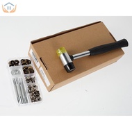 87pcs Leather Snaps Fasteners Kit 15mm Metal Button Snaps Press Studs with 4 Installation Tools 1 Ha