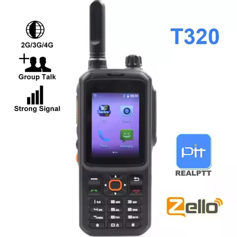 New Inrico T320 4G Network Radio Unlock Android 8.1 Mobile Phone Type-C Plug Mobile Phone Global Cal
