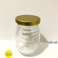 / Glass Honey Jar / Glass Jar Jar