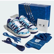 Adidas Forum 84 Low Bape 30th Anniversary Blue Camo 9.5us Shoes
