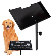 [BEA] Gravestone Marker Stand Memorial Stone Holder for Cemetery Metal Tombstone Stand Plaque Suppor