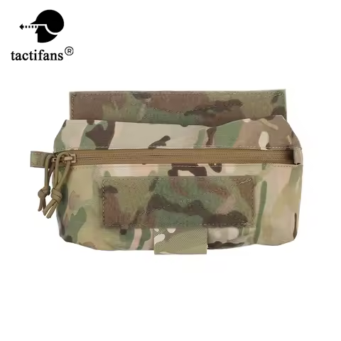 Tactical Dump Drop Pouch Fanny Pack Mini Dangler Dual Zipper IFAK EDC Storage For FCPC V5 MK3 JPC AV