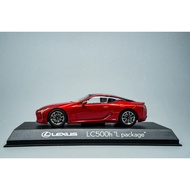 [Out-of-Print Single Set] 1 43 Jingshang Lexus LC500 L Package Metal Red Car Paint Black Interior Bo