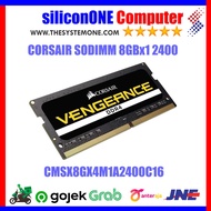 Corsair Sodimm 8Gb Ddr4 - 2400 Mhz (Cmsx8Gx4M1A2400C16) Bestseller Ram