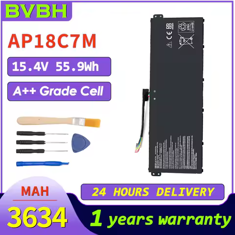 BVbh AP18C7M Genuine Battery for Acer Swift 5 SF514/SF414/SF313/SF316 ConceptD 3 TRAVELMATE/SPIN/P4/