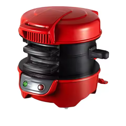 110V Hamburger & Sandwich Maker Bread Toaster Egg Fryer Electric Crepe Pan Multifunctional