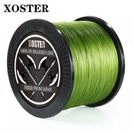 XOSTER X12 300M 12 Strands Braided Fishing Line PE Line High Density Braided PE Fishing Line