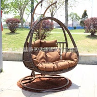 HY&amp; Outdoor Rattan Basket Indoor Outdoor Rocking Chair Swing Rattan Chair Single Double Glider Cradle Chair PE Rattan Ch
