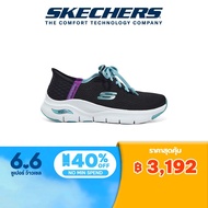 Skechers สเก็ตเชอร์ส รองเท้า ผู้หญิง Slip-Ins Sport Arch Fit Shoes - 149568-BKMT